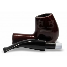Cachimbo Bertoldi Premium Vermelho Curvo 9mm
